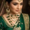 Royal Emerald Pearl Kundan Bridal Jewellery Set